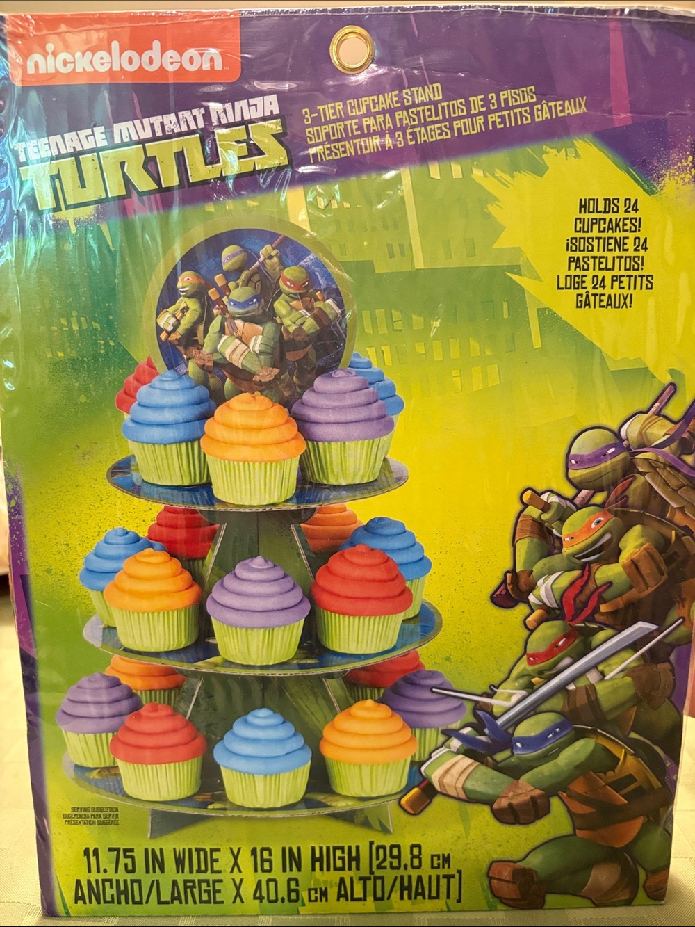 Nickelodeon Teenage Mutant Ninja Turtles 3-Tier Cupcake Stand